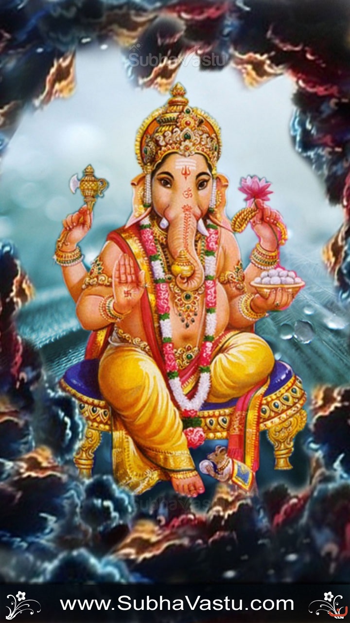 Subhavastu - Spiritual God Desktop Mobile Wallpapers - Category: Ganesh -  Image: Ganesh Mobile Wallpapers_1162