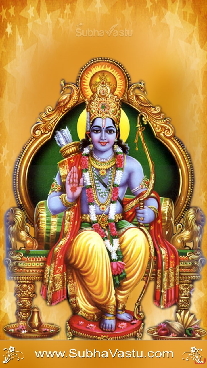 Subhavastu - Hindu God Wallpapers | Desktop | Cellphone - Category: Srirama  - Image: ShriRam MObile Wallpapers_962