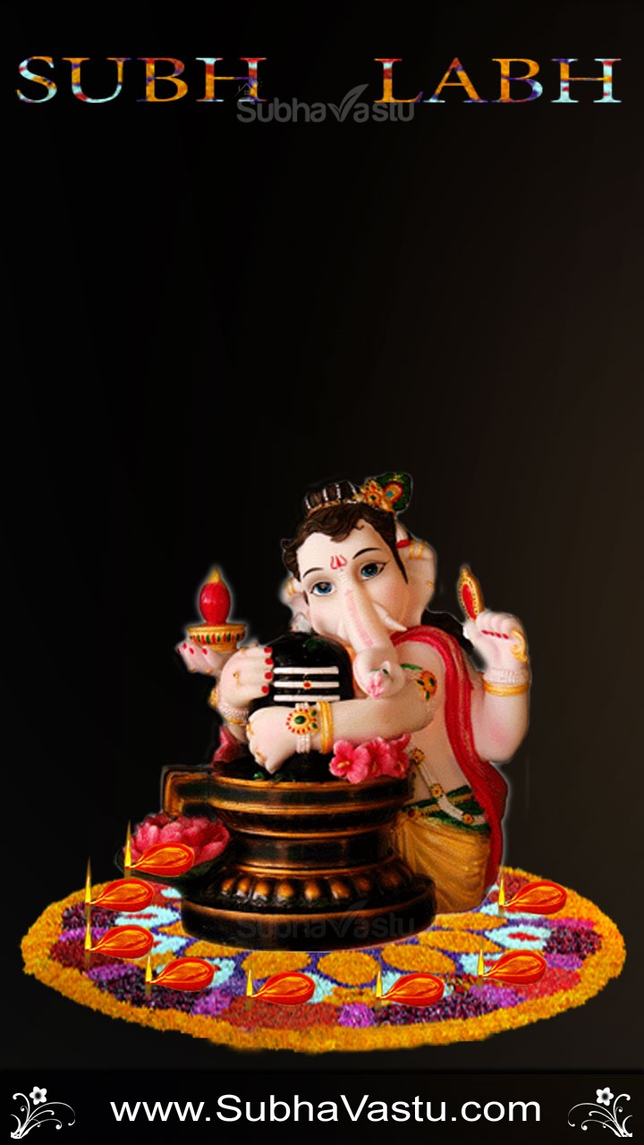 Subhavastu - Spiritual God Desktop Mobile Wallpapers - Category: Ganesh -  Image: Ganesh MOBILE Wallpaper_812