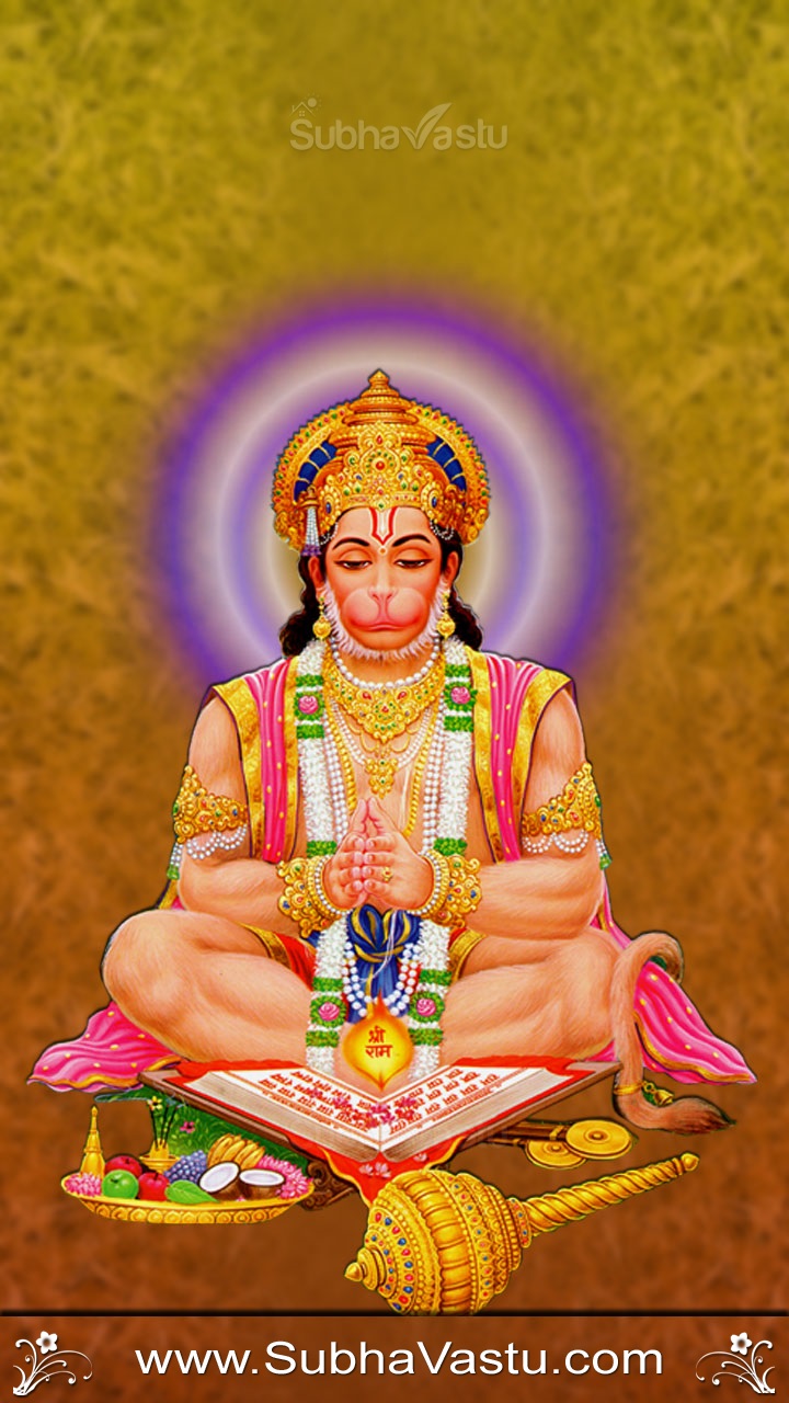 Subhavastu - Spiritual God Desktop Mobile Wallpapers - Category: Hanuman -  Image: Hanuman Mobile Wallpaper_138
