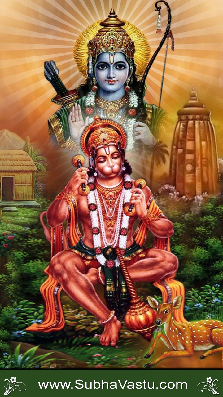 Subhavastu - Hindu Mobile Wallpapers - Category: Hanuman - Image: Hanuman  Mobile Wallpapers_454