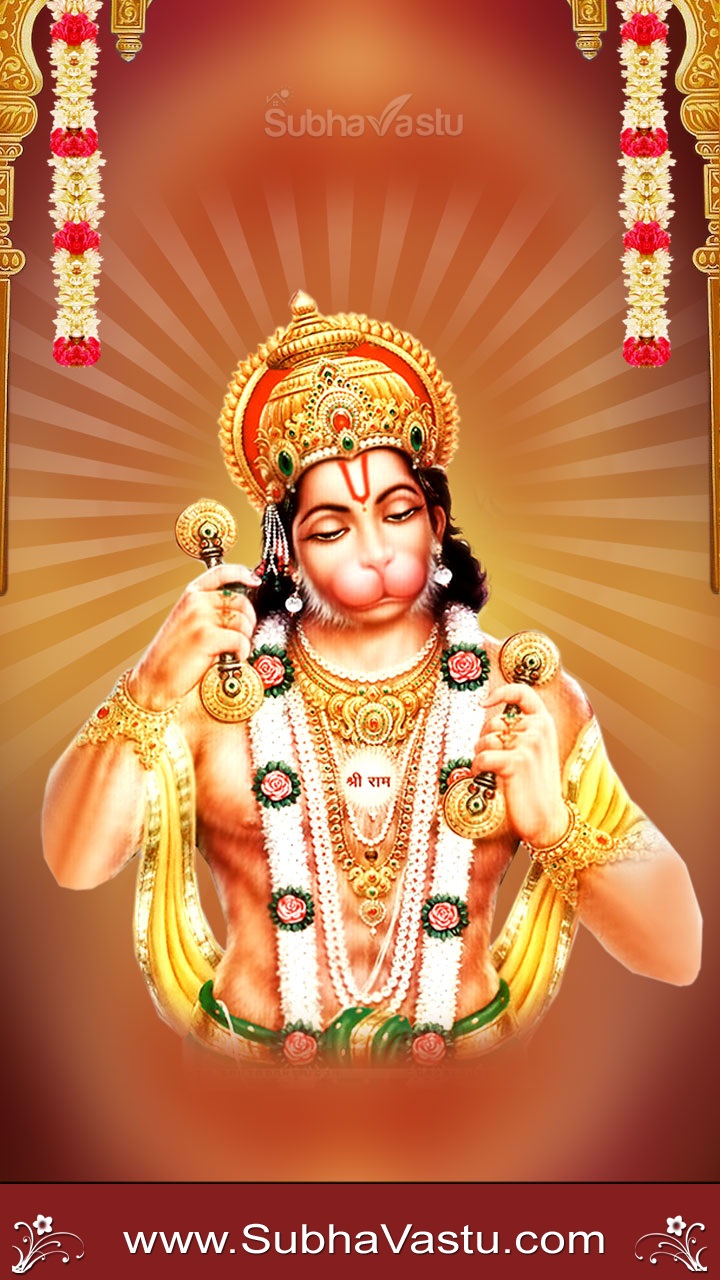 Subhavastu - Spiritual God Desktop Mobile Wallpapers - Category: Hanuman -  Image: Hanuman Mobile Wallpapers_600