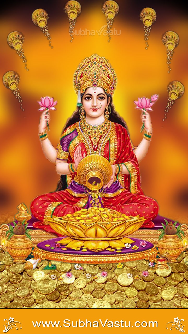 Subhavastu - Spiritual God Desktop Mobile Wallpapers - Category: Lakshmi -  Image: Maa Lakshmi Mobile Wallpapers_1032