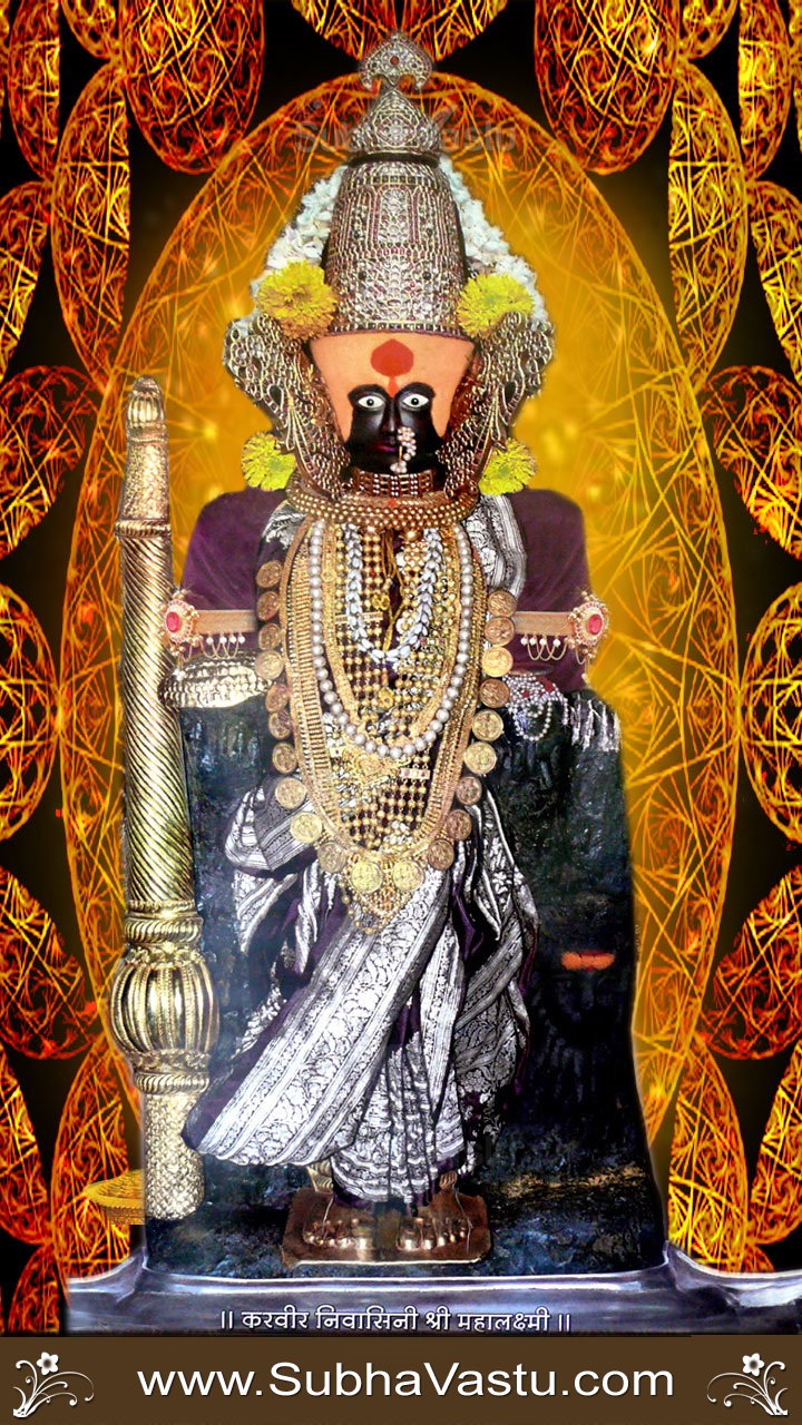 Subhavastu - Hindu God Wallpapers | Desktop | Cellphone - Category: Lakshmi  - Image: MahaLakshmi Mobile Wallpapers_840