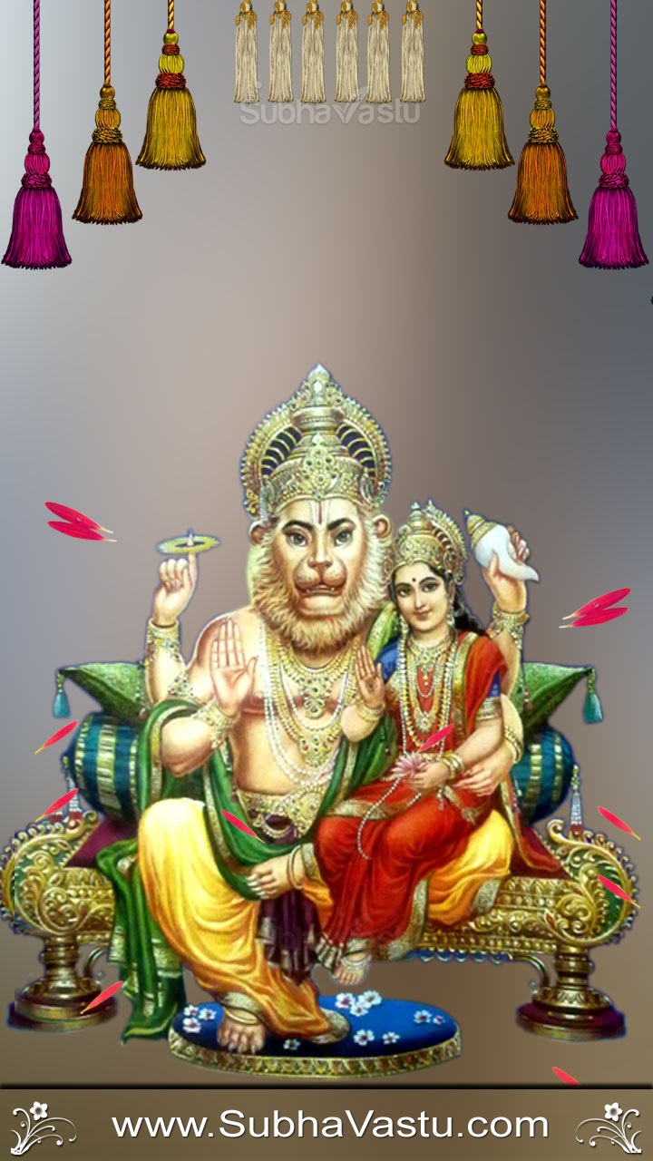 Subhavastu - Spiritual God Desktop Mobile Wallpapers - Category: Narashimha  - Image: Narasimha Swamy Mobile Wallpapers_259