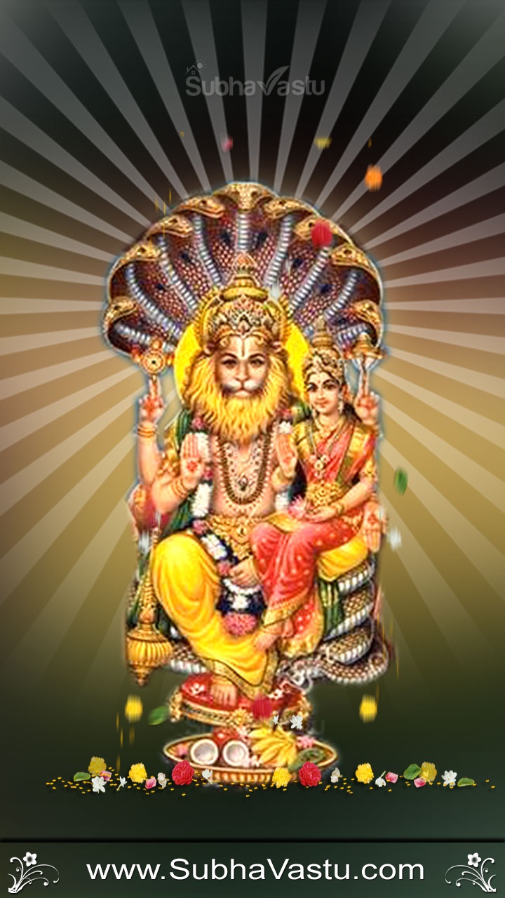 Subhavastu - Spiritual God Desktop Mobile Wallpapers - Category: Narashimha  - Image: Narasimha Swamy Mobile Wallpapers_98