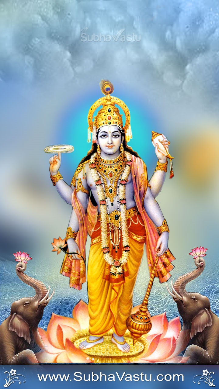 Subhavastu - Krishna - Category: Vishnu - Image: MahaVishnu MOBILE  Wallpaper_393