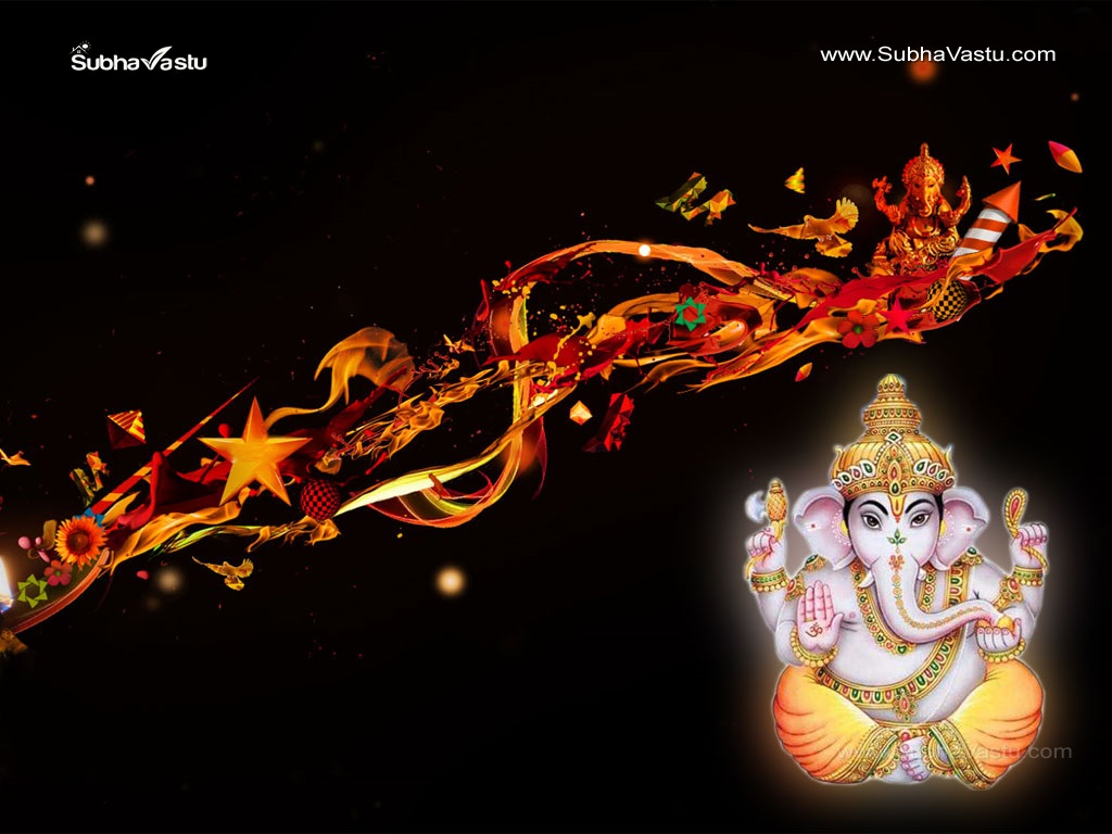 Subhavastu - Hindu Mobile Wallpapers - Category: Ganesh - Image: Ganesha -1024X768_432
